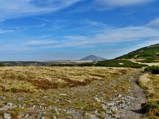 Czech Republic-view  from Weber's journey of the top of Snezka