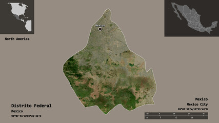 Distrito Federal, federal district of Mexico,. Previews. Satellite