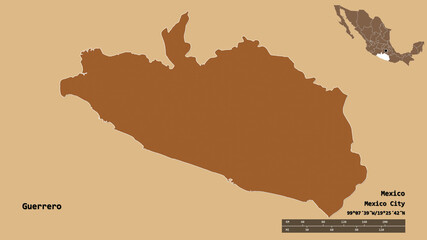 Guerrero, state of Mexico, zoomed. Pattern