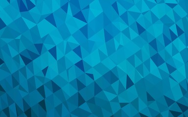 Light BLUE vector blurry triangle texture. Shining colored illustration in a Brand new style. Completely new design for your business.
