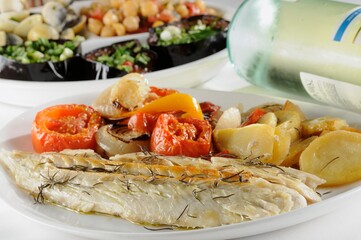 Peixe inteiro ao forno