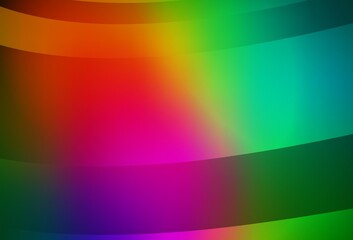 Dark Multicolor vector modern elegant background.