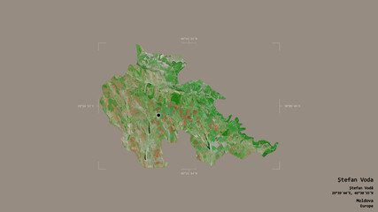 Stefan Voda - Moldova. Bounding box. Satellite