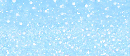 Christmas background and new year concept, abstract defocused light background with bokeh and blur, yellow. Winter banner , background image for overlay in the photo editor, out of focus