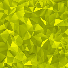 Fototapeta na wymiar Yellow polygonal background. Vector illustration. 