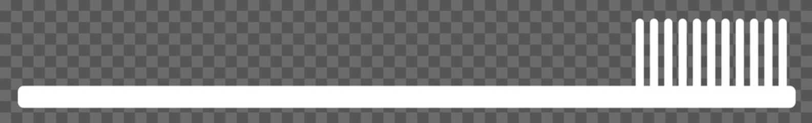 Toothbrush Icon White | Dental Care Illustration | Dental Hygiene Symbol | Dentist Logo | Tooth Grooming Sign | Isolated Transparent | Variations