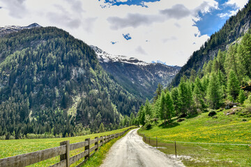 Umbalfälle, Virgental, Umbaltal, Osttirol, Weg, wandern, Wanderweg, Tal, Kohlröserlwiese,...