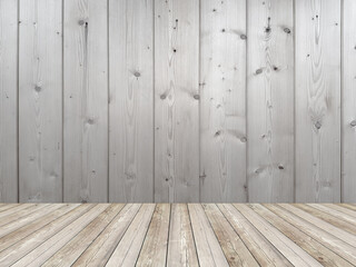White empty interior room board background
