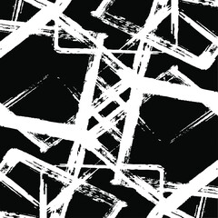 Rough texture. Broken plaster wall effect. Grunge worn damask pattern design. Distressed fabric texture. Overlay texture design. Vector illustration. Eps10.