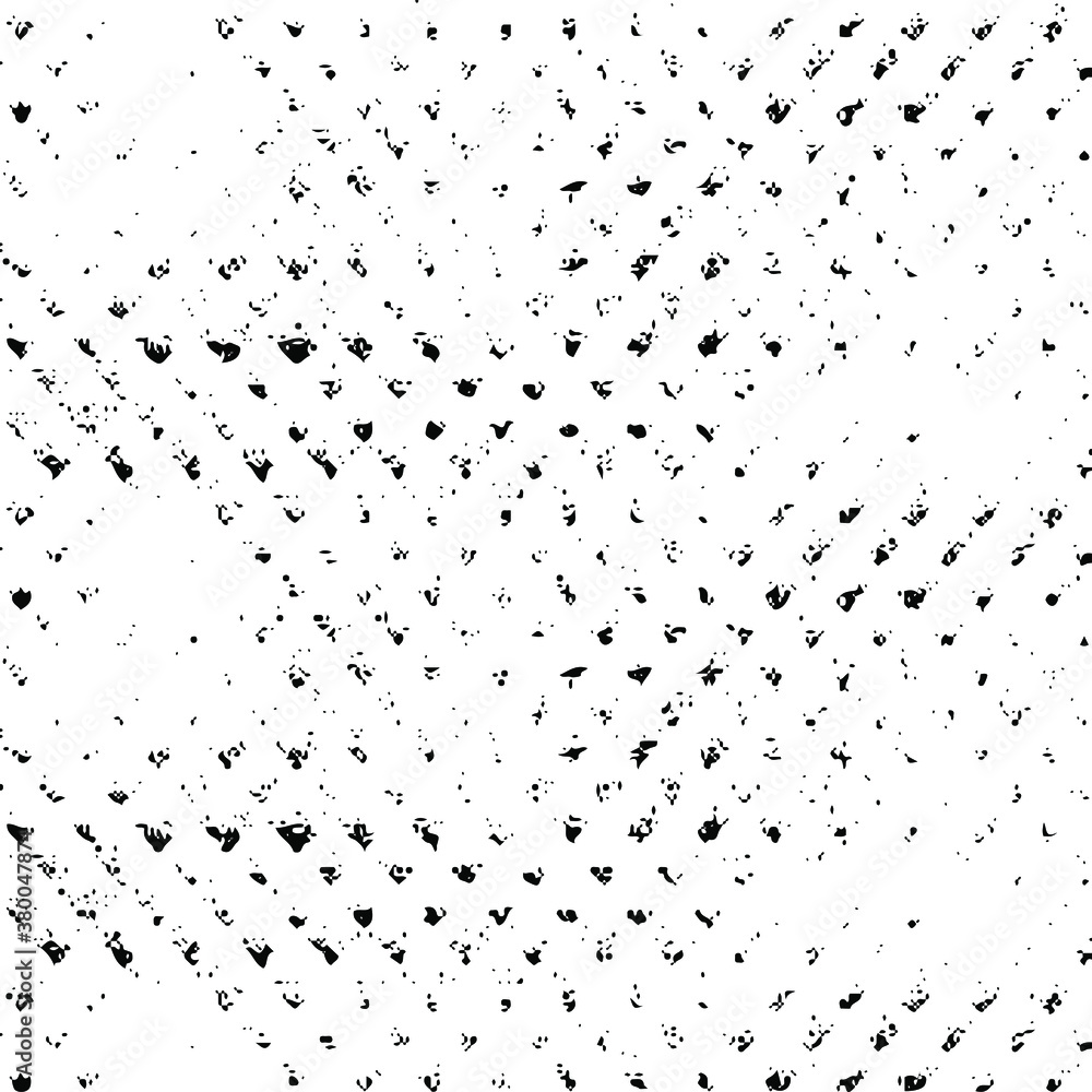Aufkleber small uneven spots and particles of debris. abstract vector texture. distressed uneven background. g