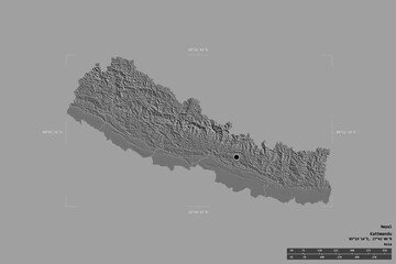 Regional division of Nepal. Bilevel