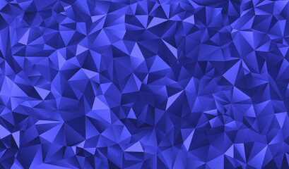 Blue polygonal background. Vector illustration.