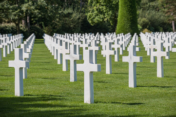 Normandy American Cemetery and Memorial, Operation Overlord,  Colleville-sur-Mer, Normandy, France