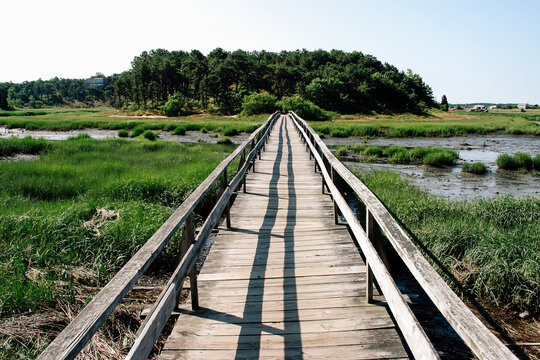 Pedestrian Footbridge on Cape Cod