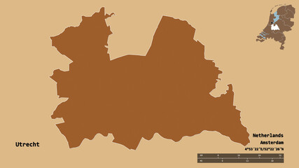 Utrecht, province of Netherlands, zoomed. Pattern