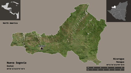 Nueva Segovia, department of Nicaragua,. Previews. Satellite