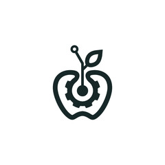 apple logo vector illustrations