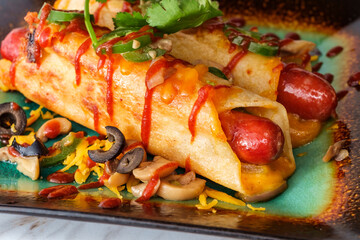 Tortilla Wrap Hot Dogs