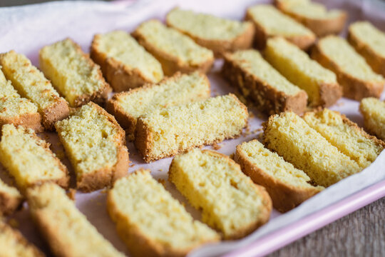 home made cake rusks, a South African speciality.