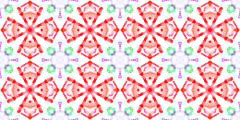 Abstract Watercolor Ethnic Print Design.