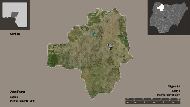 Zamfara, state of Nigeria,. Previews. Satellite
