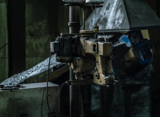 coals transportation for subsequent processing. Carbiruser - charcoals. Metal processing.