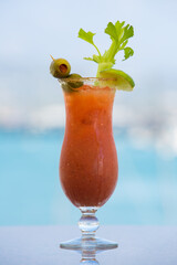 Bloody Mary at the Waterfront