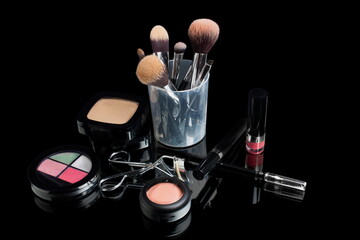 make up brush set and make up