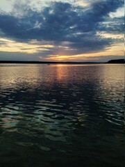 Fototapeta premium sunset over the sea