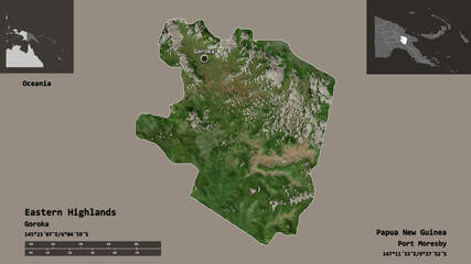 Eastern Highlands, province of Papua New Guinea,. Previews. Satellite