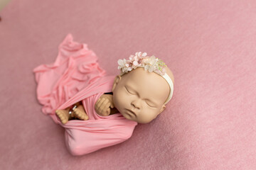 doll poser newborn. doll for posing training photographers
