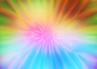 Light Multicolor, Rainbow vector glossy abstract background. A vague abstract illustration with gradient. Brand new style for your business design.