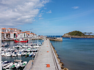 Fototapeta na wymiar Fishing port in the north of Spain, a Basque country called Lekeitio.