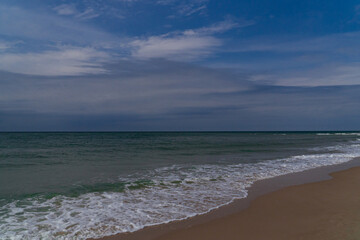 beach in the morning