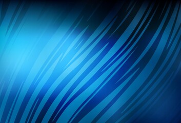 Dark BLUE vector blurred bright texture.