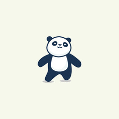 panda logo vector illustrations