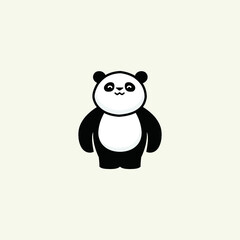 panda logo vector illustrations