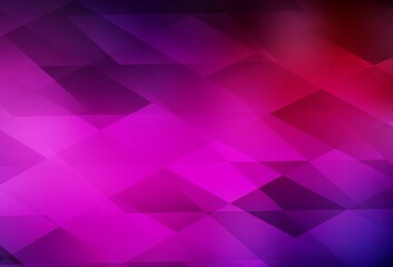 Obraz premium Dark Pink vector texture in rectangular style.