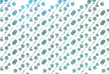 Light Blue, Green vector sketch layout.