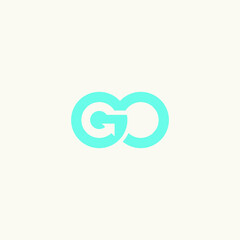 G logo initial GO logo vector illustration
