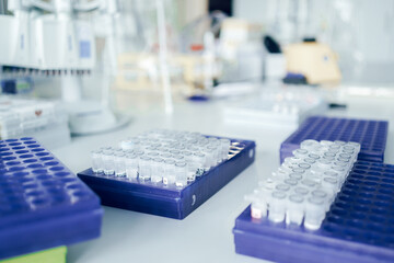 close up of medical samples