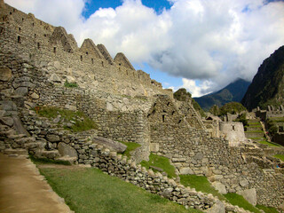 machu picchu country, ruins, ancient inca city in the andes