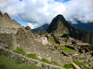 machu picchu inca ruins,  ancient inca city in the andes