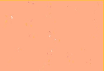 Light Yellow, Orange vector sketch template.