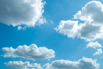 Naklejka na ściany i meble Blue sky with clouds. background