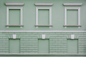 Neoclassic facade in Vilnius Old Town