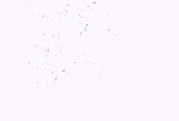 Light Purple vector abstract pattern with leaves.