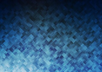 Light BLUE vector layout with lines, rectangles. Glitter abstract illustration with rectangular shapes. The template can be used as a background.