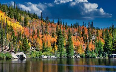 Autumn Reflections in Rocky Mountain National Park