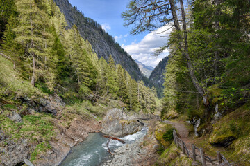 Umbalfälle, Umbaltal, Nationalpark, Hohe Tauern, Pfad, Weg, Wanderweg, Naturdenkmal, Wasserfall,...